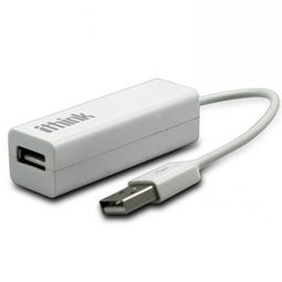 埃森客 ithink USB 2.0 4口集线器hub 白色 小巧实用，互联无限