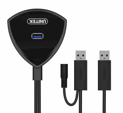优越者Y-3065 USB 3.0高速集线器 长线设计让桌面简约高效